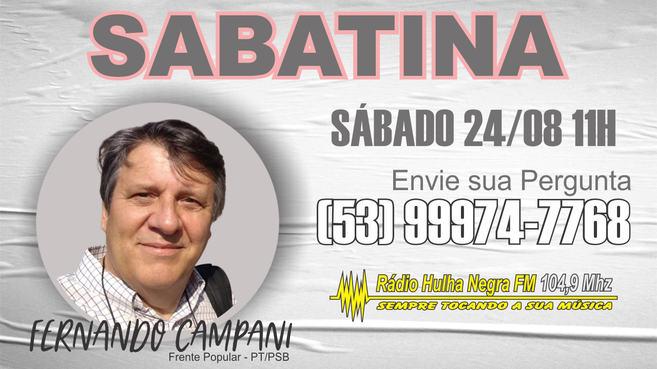 RÁDIO HULHA NEGRA FM INICIA SÉRIE DE ENTREVISTAS COM CANDIDATOS A PREFEITO.